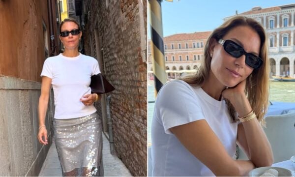 Βίκυ Καγιά: Glam-casual εμφάνιση στα σοκάκια της Βενετίας