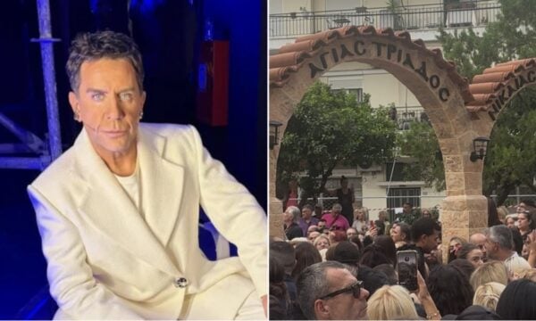 Γιώργος Μαζωνάκης: Λαϊκή αγρυπνία στη Νίκαια, ο κόσμος τραγουδά τις επιτυχίες του έξω από την εκκλησία