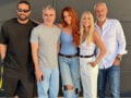 Η Σίσσυ Χρηστίδου με την ομάδα της εκπομπής της: Οι φωτογραφίες από τα γραφεία του MEGA