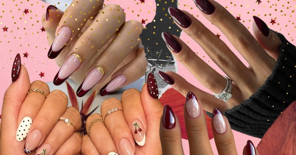 Burgundy nails: Η chic απόχρωση που θα λατρέψεις για το μανικιούρ του Οκτωβρίου