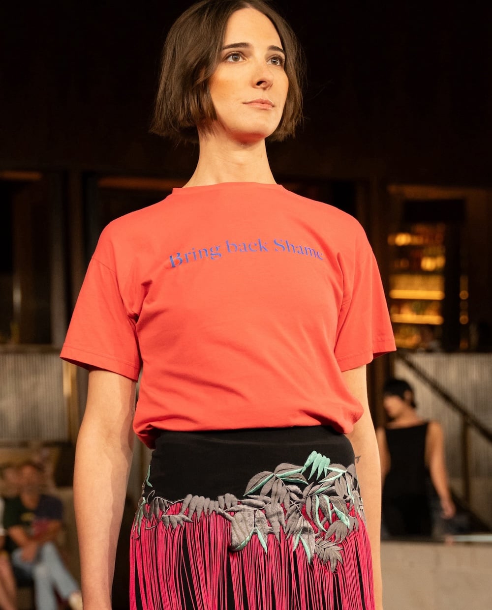 Ολυμπία ντε Γκρες: Στο catwalk του Conner Ives στη Νέα Υόρκη