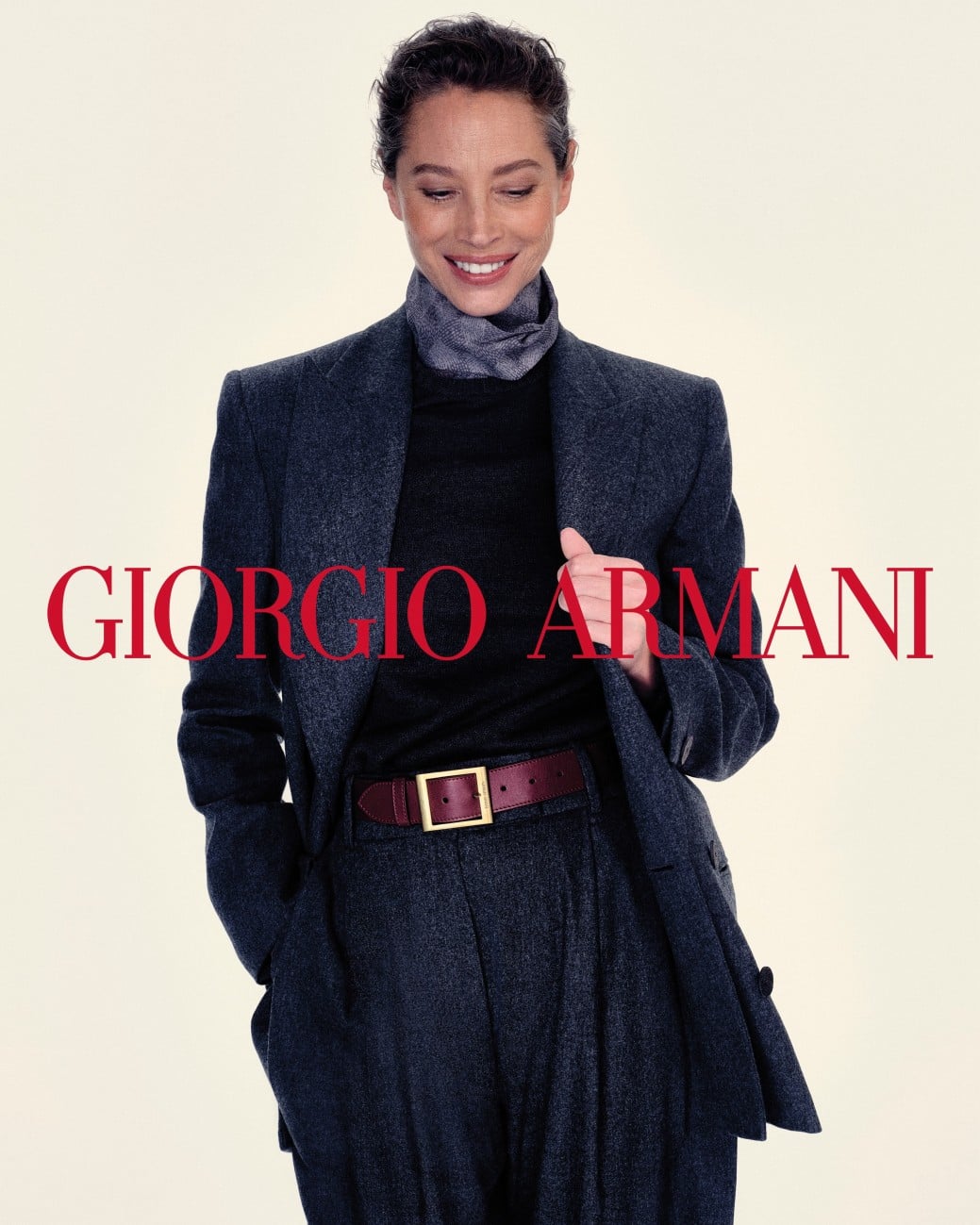H Christy Turlington επιστρέφει στον Giorgio Armani για τη νέα καμπάνια της συλλογής Fall/Winter 2026-27