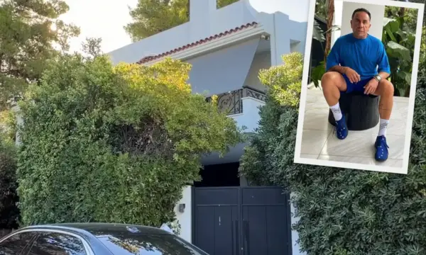 Γιώργος Μαζωνάκης: Η αστυνομία στο σπίτι του – Τα λουλούδια των γειτόνων στην πόρτα του