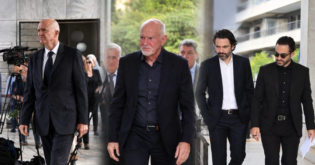 Κηδεία Μαργαρίτας Παπανδρέου: Τα παιδιά και τα εγγόνια της στο τελευταίο αντίο στο Α’ Νεκροταφείο