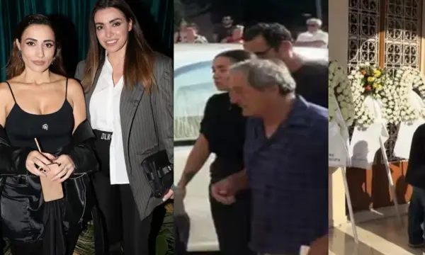 Όλγα και Γωγώ Φαρμάκη: Στο τελευταίο αντίο του 32χρονου αδελφού τους