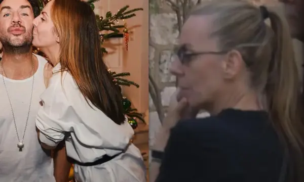 Κηδεία Μαζωνάκη: Η αδελφή του Βάσω στο τελευταίο αντίο