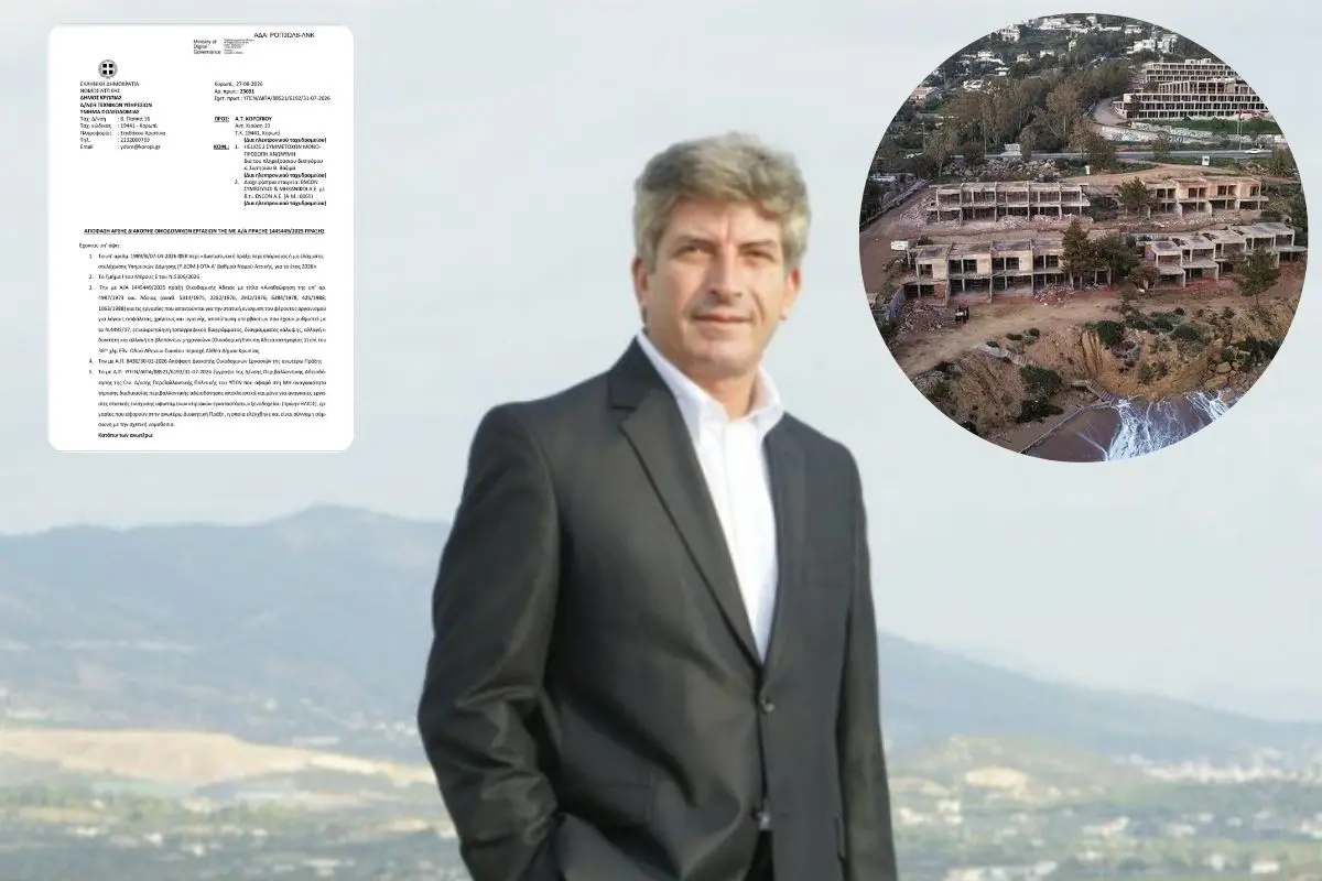 Ο δήμαρχος Κρωπίας ξαναπιάνει το μυστρί στο ξενοδοχείο-«πολεοδομική βόμβα» στην Αλθέα