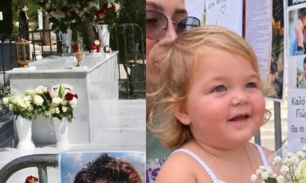 Γιώργος Μαζωνάκης: Το κοριτσάκι που ήθελε να βαφτίσει άφησε ένα λουλούδι στον τάφο του
