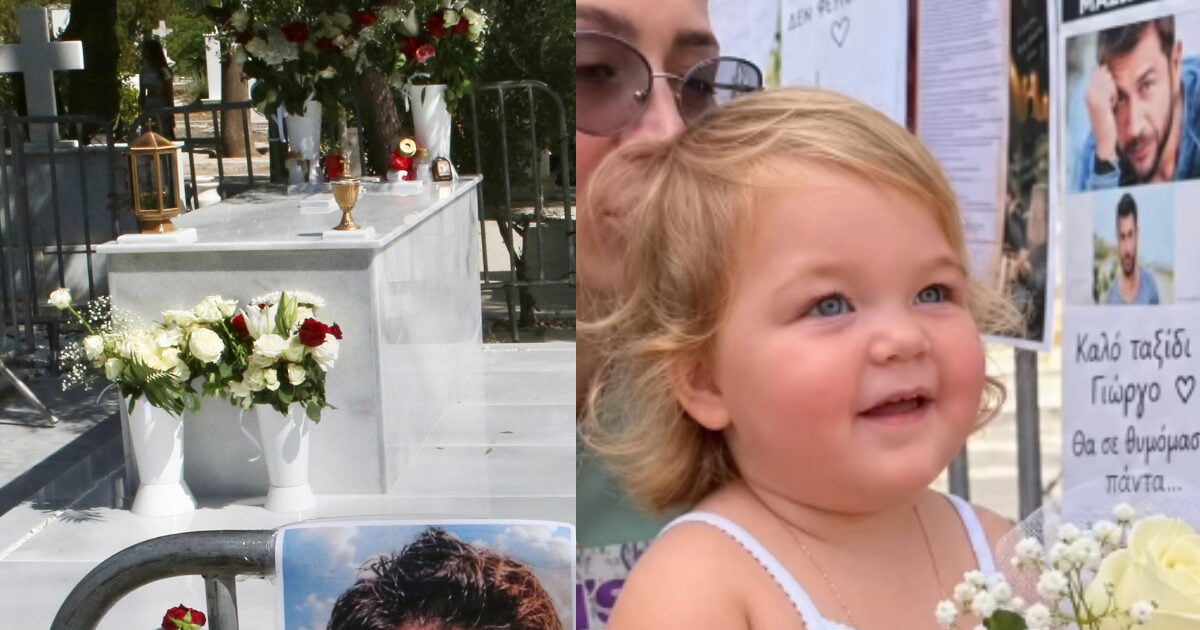 Γιώργος Μαζωνάκης: Το κοριτσάκι που ήθελε να βαφτίσει άφησε ένα λουλούδι στον τάφο του