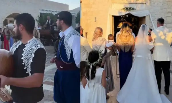 Η τραγουδίστρια παντρεύτηκε στην Κρήτη με πατροπαράδοτα έθιμα