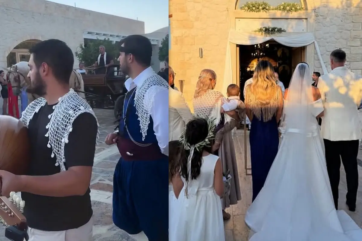 Η τραγουδίστρια παντρεύτηκε στην Κρήτη με πατροπαράδοτα έθιμα