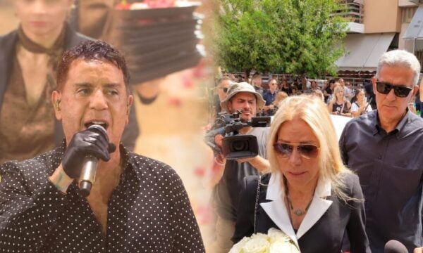 Γιώργος Μαζωνάκης: Η Μαριάννα Λάτση στην κηδεία του καλλιτέχνη – «Θα ζει πάντα μέσα στην καρδιά μας»