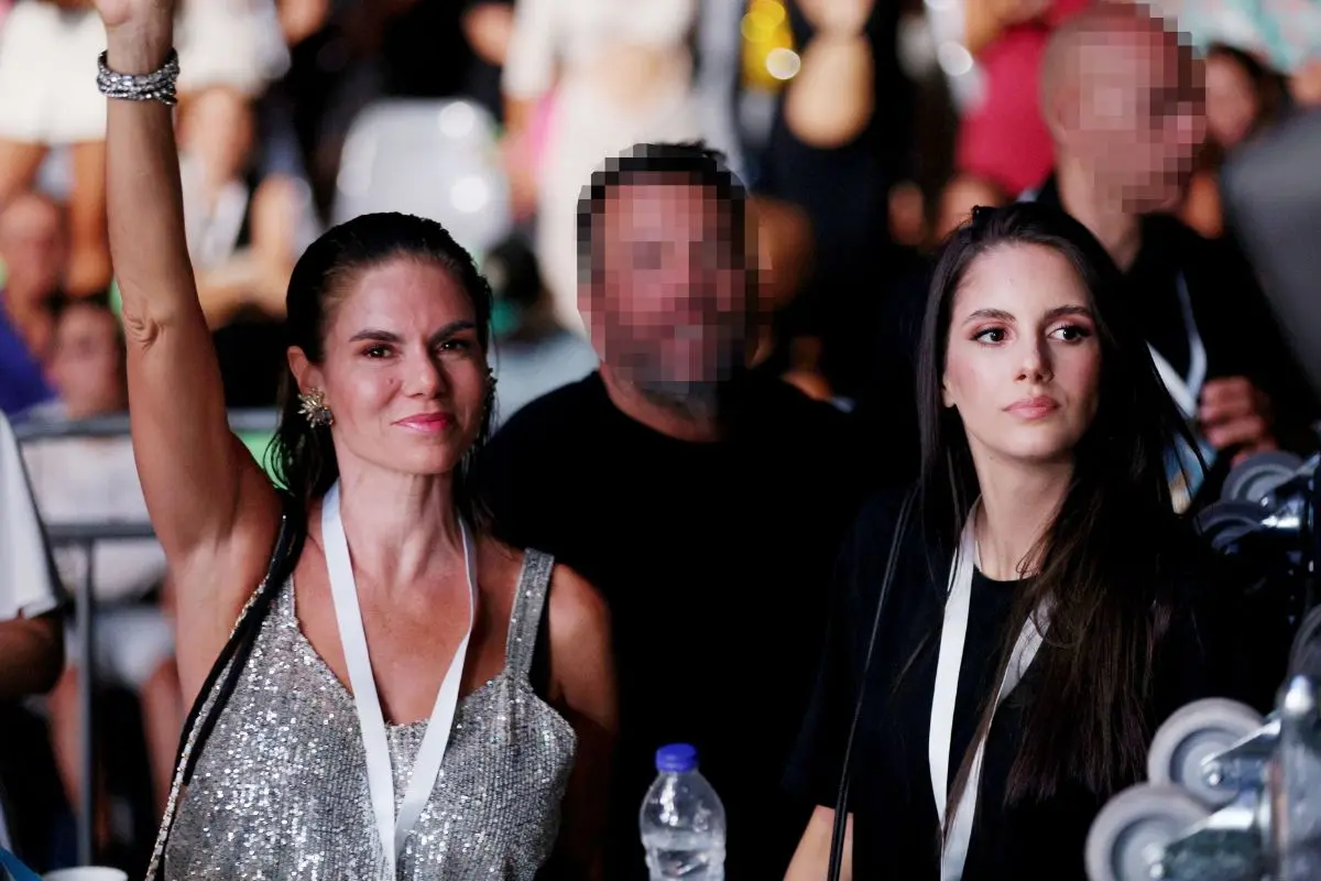 Μιράντα Πατέρα με την κόρη της Αλεξάνδρα Νίκα