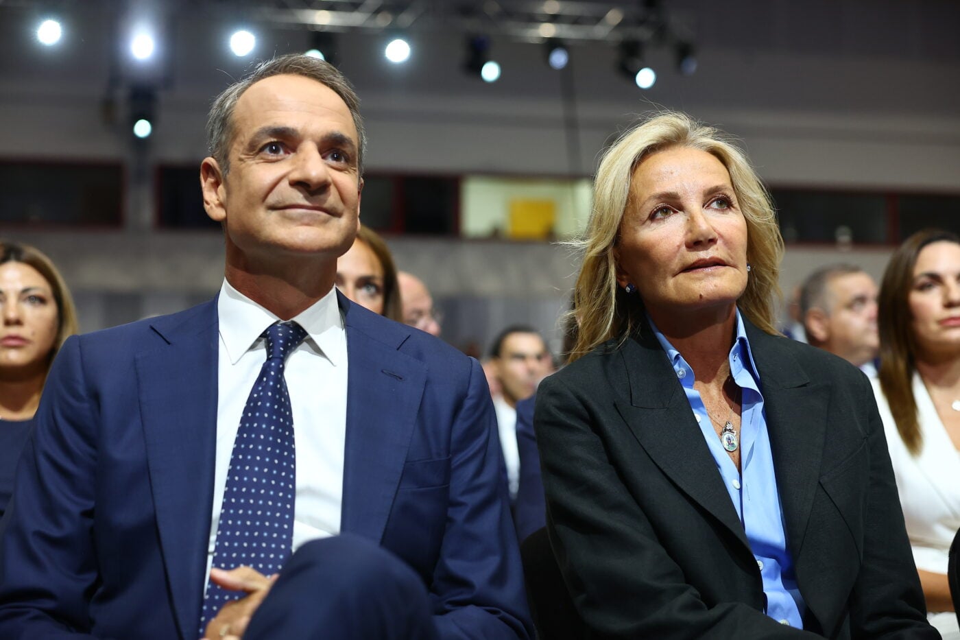Μαρέβα Γκραμπόφσκι – Μητσοτάκη: Στο πλευρό του Κυριάκου Μητσοτάκη στη ΔΕΘ, φωτογραφίες