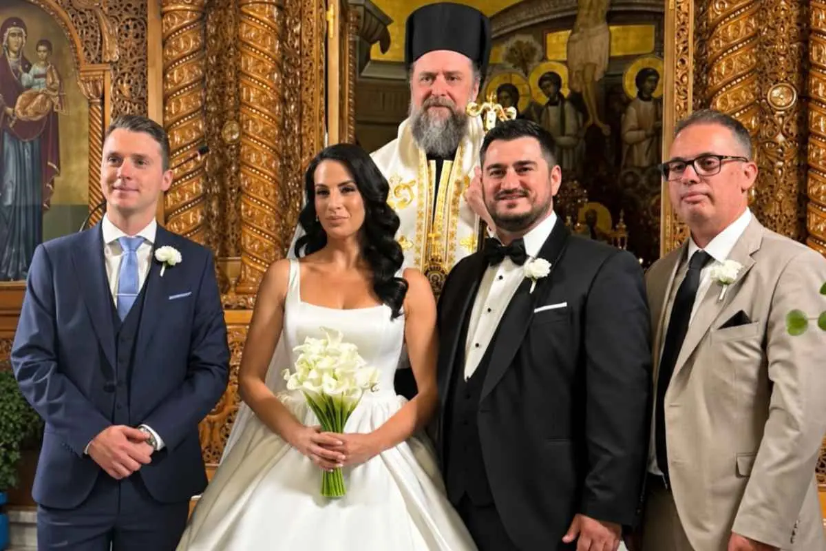 Νίκος Χατζηαλέξης – Έλενα Ούτσου: Γάμος του επιχειρηματία και της διεθνολόγου με την αφρόκρεμα της Θεσσαλονίκης