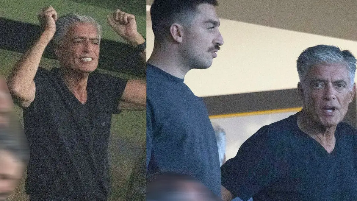 Νίκος Ευαγγελάτος: Ξέφρενοι πανηγυρισμοί στο γήπεδο με τον γιο του