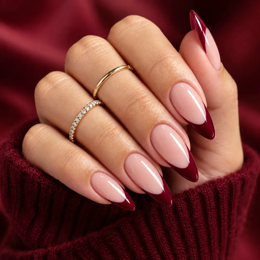 Burgundy nails: Η chic απόχρωση που θα λατρέψεις για το μανικιούρ του Οκτωβρίου