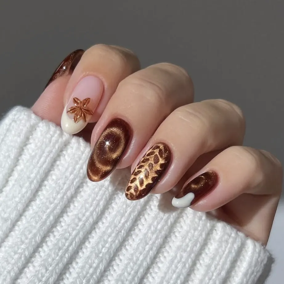 Caramel Nails: Η neutral απόχρωση που θα βλέπουμε παντού το φθινόπωρο και τον χειμώνα