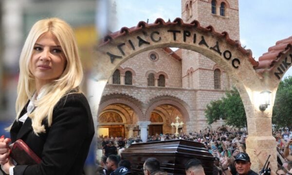 Γιώργος Μαζωνάκης: Η Φαίη Σκορδά στη λαϊκή αγρυπνία και το λιτό μήνυμα αποχαιρετισμού