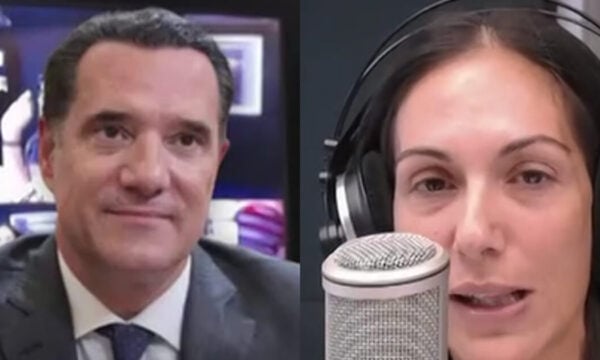 Άδωνις Γεωργιάδης και Ανθή Βούλγαρη σε έντονη αντιπαράθεση on air: «Ζητήστε συγγνώμη για τα ξυλόλια» – «Κι εσείς για τα νανογιλέκα»