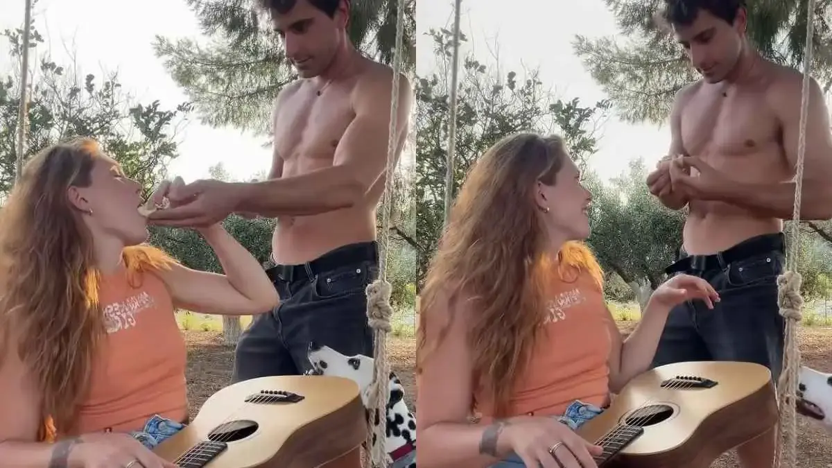 Αφροδίτη Λιάντου – Αλέξανδρος Σκουρλέτης: Στιγμές στο καταφύγιό τους μακριά από την Αθήνα