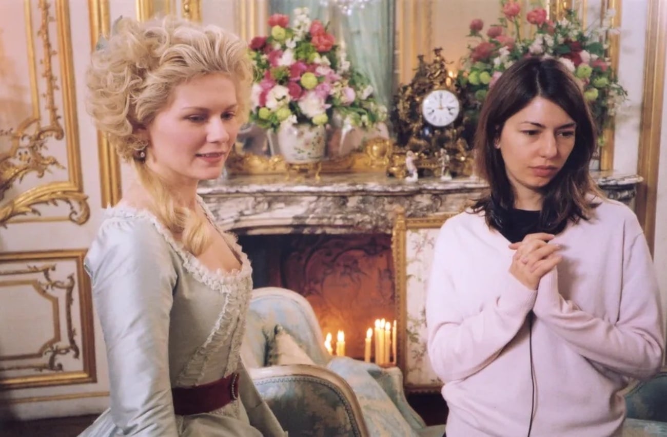 H Sofia Coppola και η Kirsten Dunst στο πλατό της ταινίας Marie Antoinette