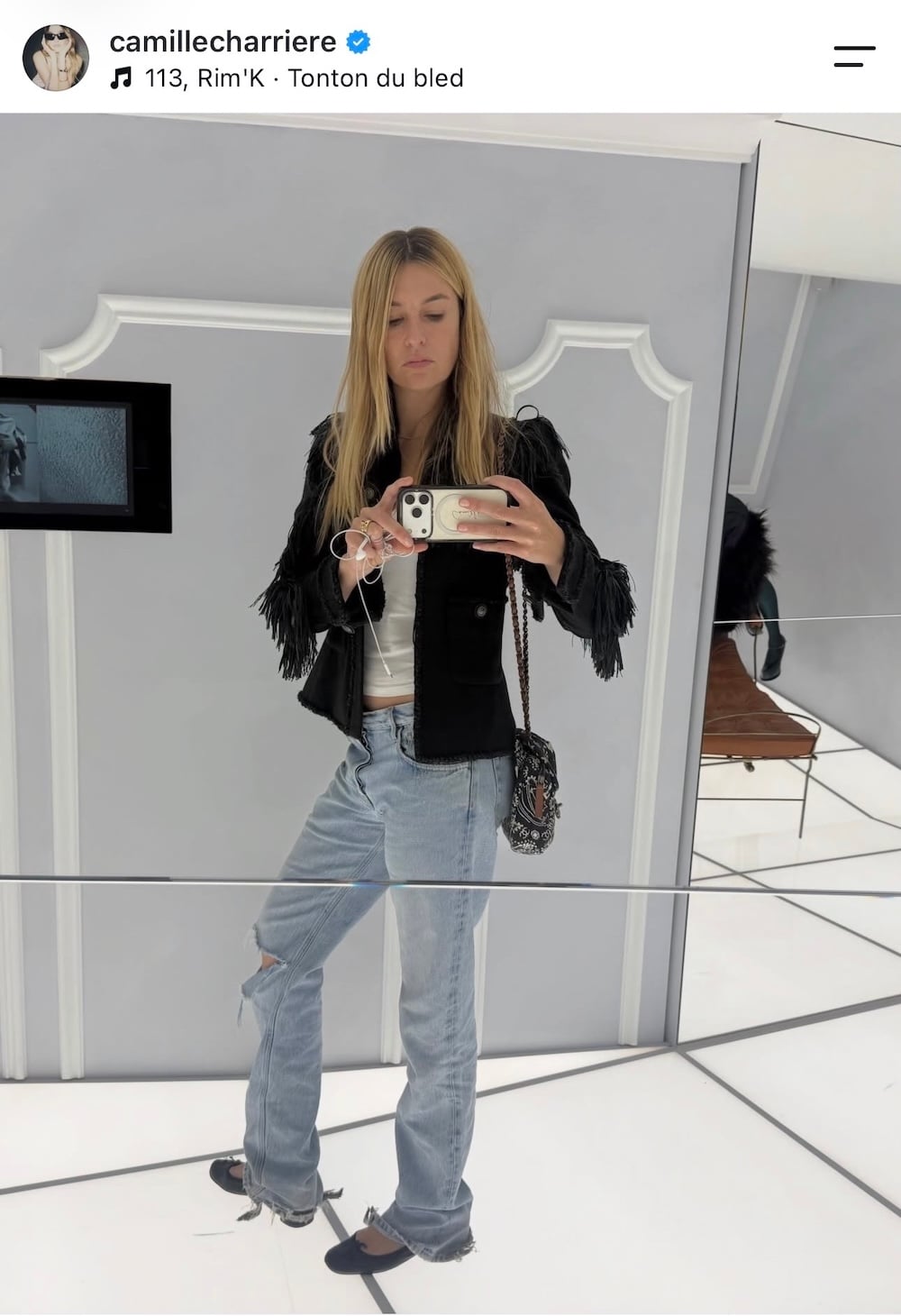 Camille Charrière: Οι ημέρες της στο Παρίσι την εβδομάδα μόδας για τις συλλογές Spring Summer 2027