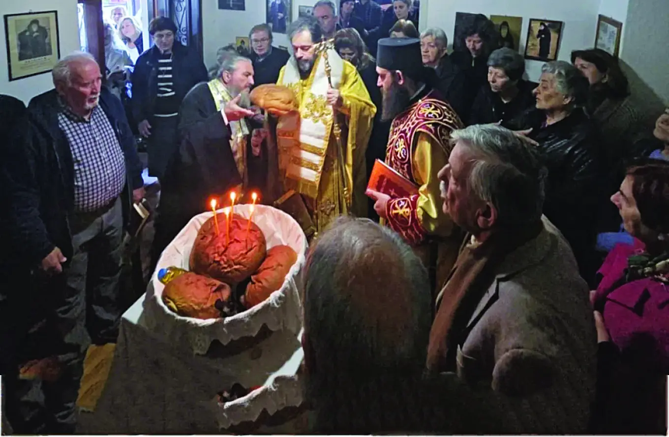Κόνιτσα: Πρώτη θεία λειτουργία στο πατρικό σπίτι του Αγίου Παϊσίου