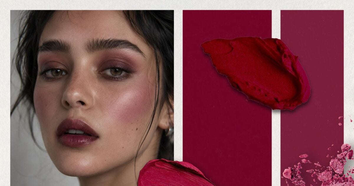 Burgundy glam: Το φθινοπωρινό μακιγιάζ απογειώνεται με αυτή την απόχρωση