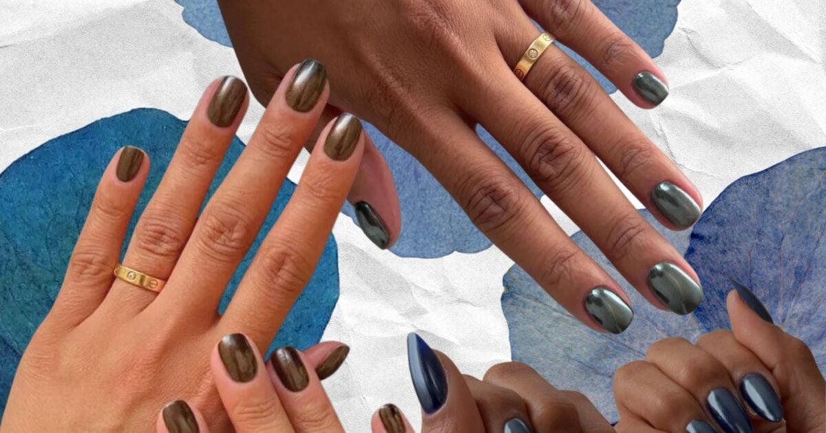 Dark Chrome νύχια: 7 σκούρες μεταλλικές αποχρώσεις για ένα εντυπωσιακό μανικιούρ