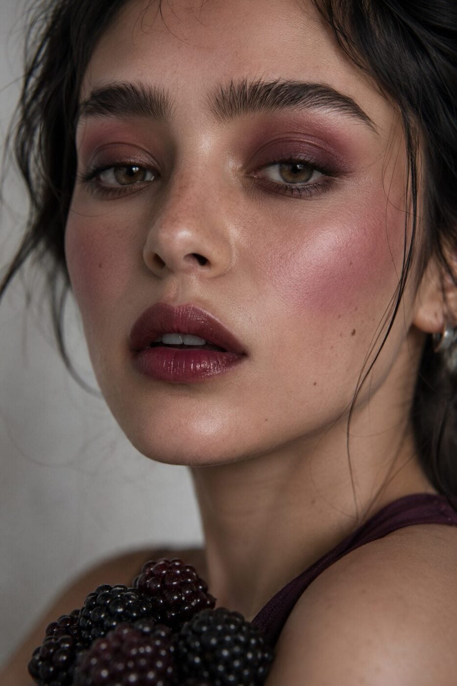 Burgundy glam: Το φθινοπωρινό μακιγιάζ απογειώνεται με αυτή την απόχρωση