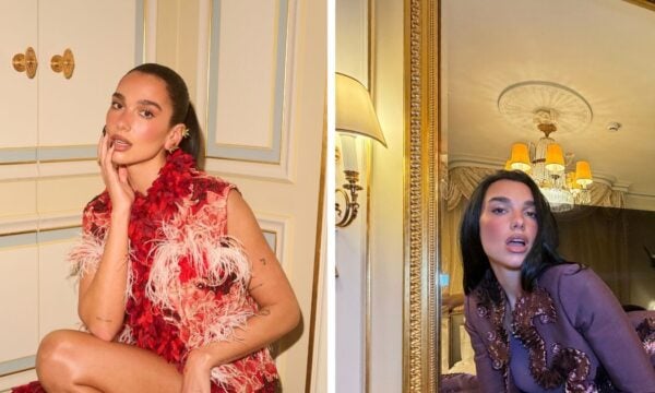 Η Dua Lipa εμφανίστηκε χωρίς παντελόνι και ανέδειξε το σακάκι Marc Jacobs