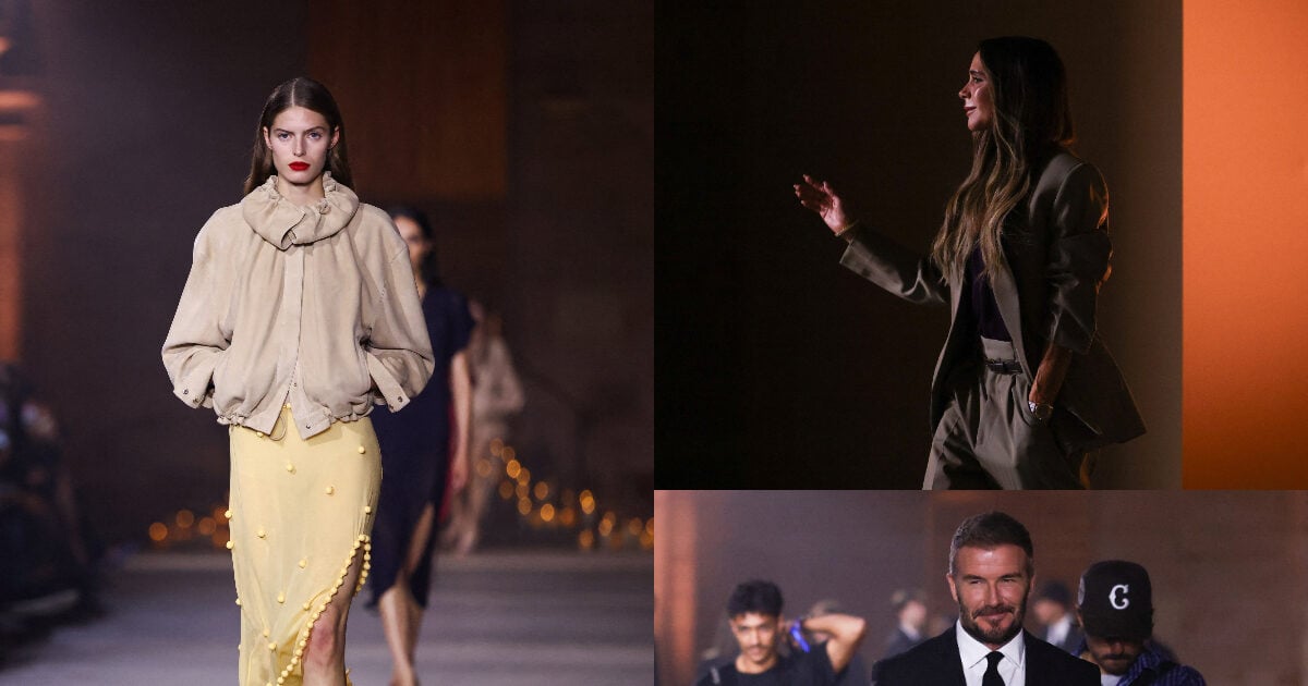 Victoria Beckham SS27: Παρουσίασε μία sporty συλλογή με φίνα στοιχεία και όλη την οικογένεια στο front row