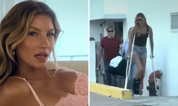 Ζιζέλ Μπούντχεν: Εμφανίστηκε με πατερίτσες εκτός πασαρέλας, αλλά με φτερά για το comeback στη Victoria’s Secret