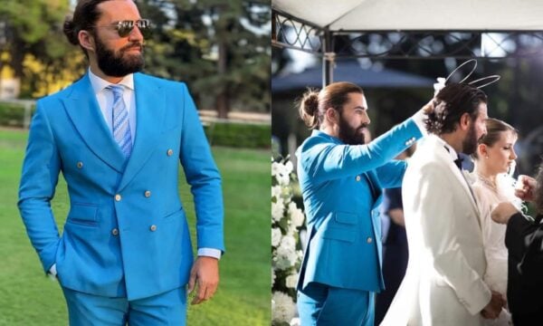 Νεκτάριος Κυρκόπουλος: Το top model έγινε κουμπάρος στον γάμο του φίλου του στη Θεσσαλονίκη