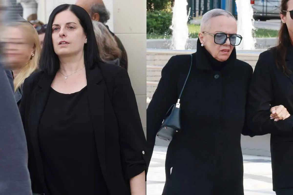 Δημήτρης Κόκοτας: Η σύζυγος και η αδελφή του στο 40ήμερο μνημόσυνο – Συντετριμμένη η Έλλη
