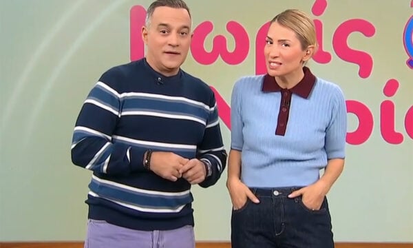 «Νωρίς-Νωρίς»: Αύξηση στην τηλεθέαση για Κρατερό Κατσούλη και Μαρία Ηλιάκη – Άνοδος 24% στο δυναμικό κοινό έναντι πέρυσι