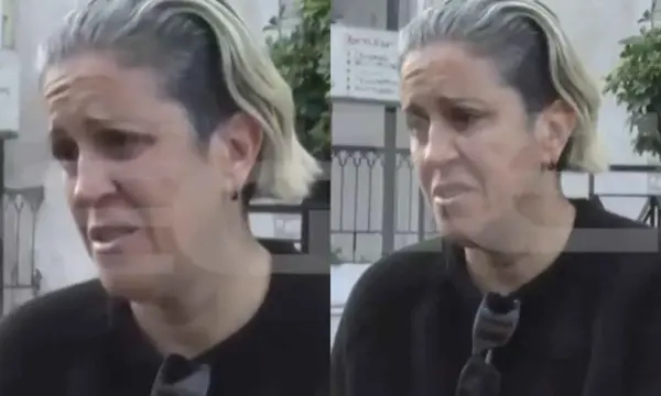 Μαρία Μαζωνάκη: Συντετριμμένη έξω από το πατρικό τους στη Νίκαια μετά το μνημόσυνο – Τι δήλωσε στις κάμερες