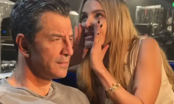 Σάκης Ρουβάς και Κατερίνα Λιόλιου: Το απολαυστικό στιγμιότυπο με το viral trend του TikTok πριν από την πρεμιέρα