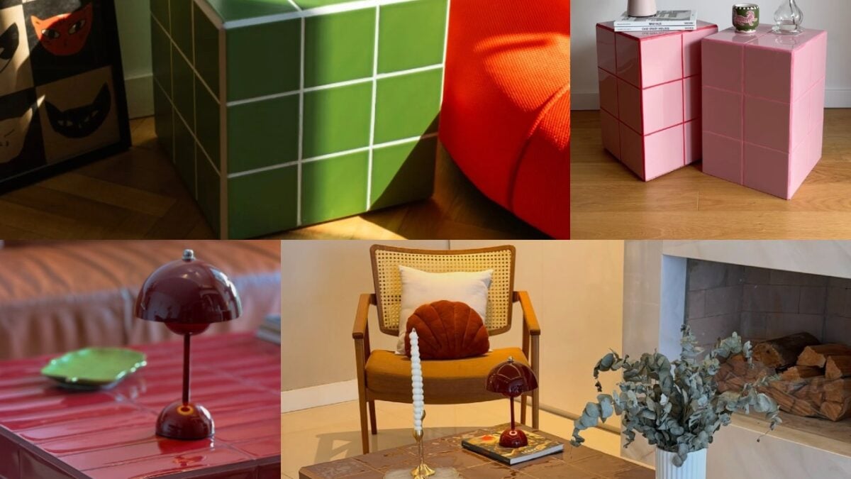 Tile table: Πώς να δώσετε νέο στιλ στο παλιό σας τραπέζι με πλακάκια