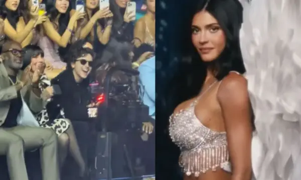 Τιμοτέ Σαλαμέ: Στο πρώτο show της Κάιλι Τζένερ για τη Victoria’s Secret, τα μάτια του ήταν μόνο για εκείνη