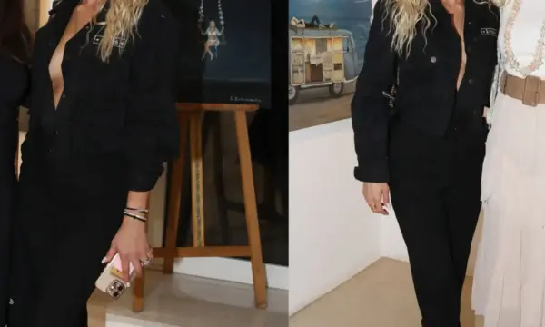Βίκυ Κάβουρα: Η total black εμφάνιση με βαθύ ντεκολτέ που τράβηξε τα βλέμματα