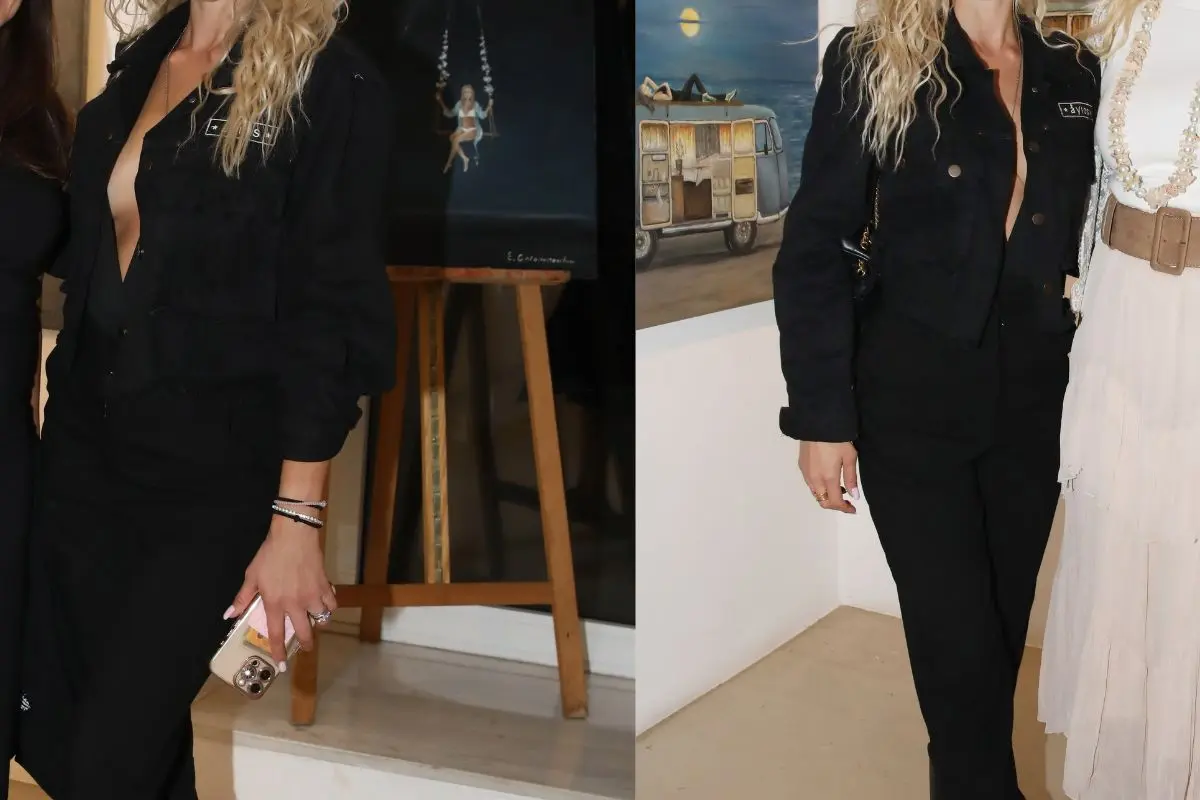 Βίκυ Κάβουρα: Η total black εμφάνιση με βαθύ ντεκολτέ που τράβηξε τα βλέμματα