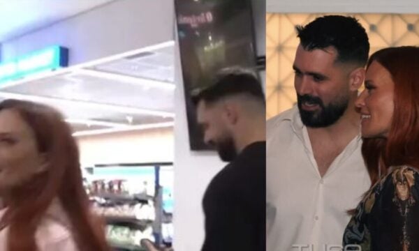 Σίσσυ Χρηστίδου: Στο αεροδρόμιο με τον σύντροφό της, Στέφανο Νέδελκο – Η αντίδρασή της στην κάμερα