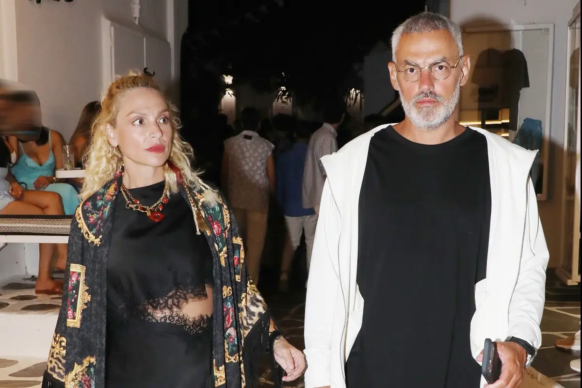 Ελεωνόρα Ζουγανέλη Νίκος Συρίγος Μύκονος διακοπές Ματογιάννια βραδινή έξοδος